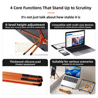 Adjustable Magnetic Phone Stand Aluminum Alloy Tripod