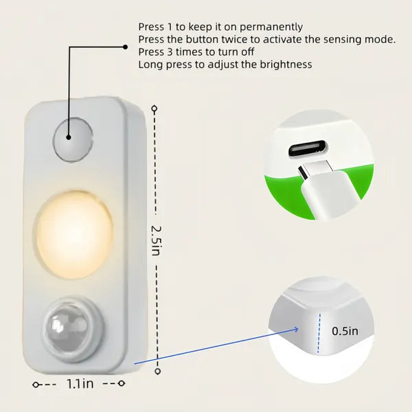 LumaStick™ Motion Sensor Cabinet Lights (4-Pack)