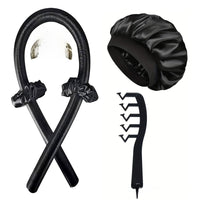 Heatless Curling Rod Hair Styling Set with Shower Cap